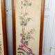 Important Set of Three Indochinese Silk Embroidered Tapestries