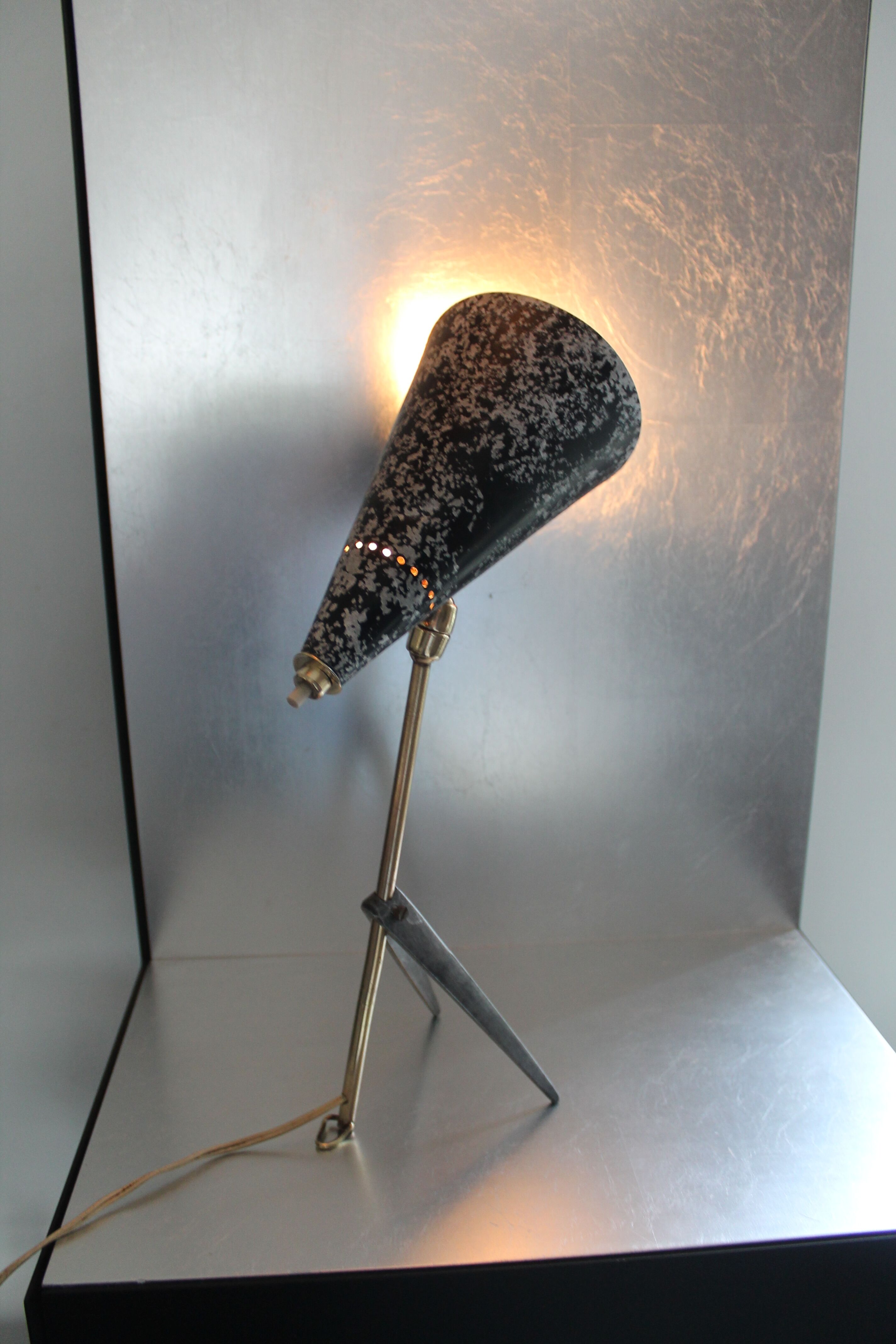 Jean Boris Lacroix pressure lamp circa 1950