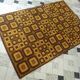 Modernist op-art rug with abstract graphic pattern by Magura, Germany 1960s