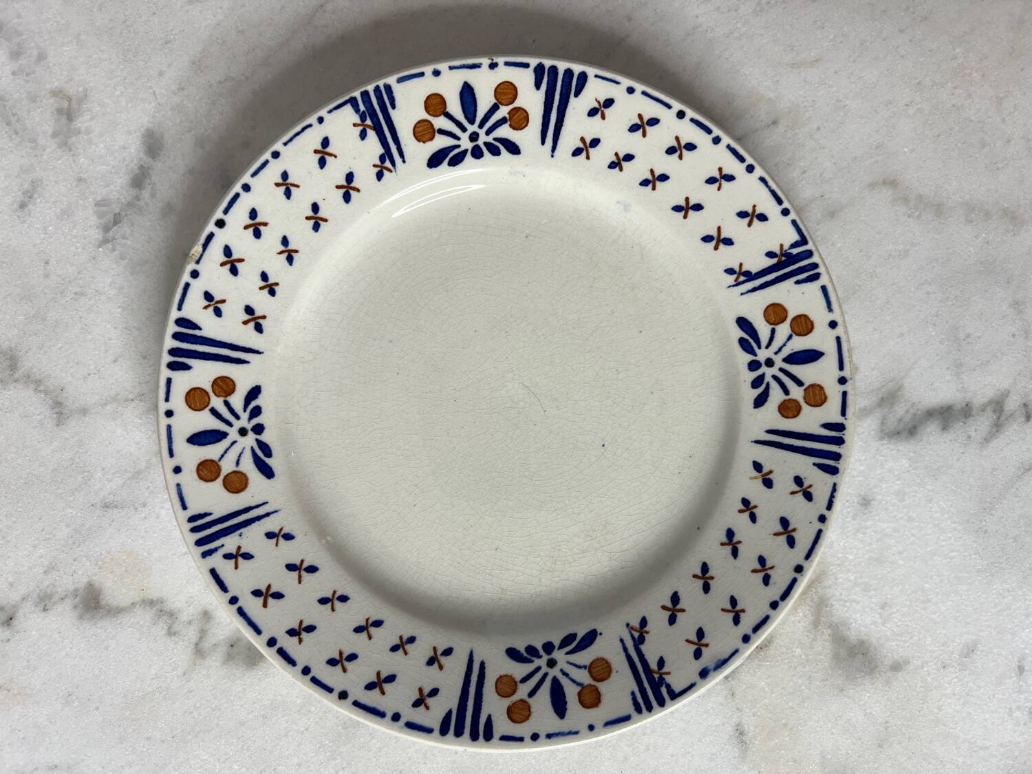 Lot de 4 assiettes GIEN