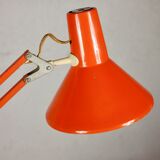 Danish orange desk lamp