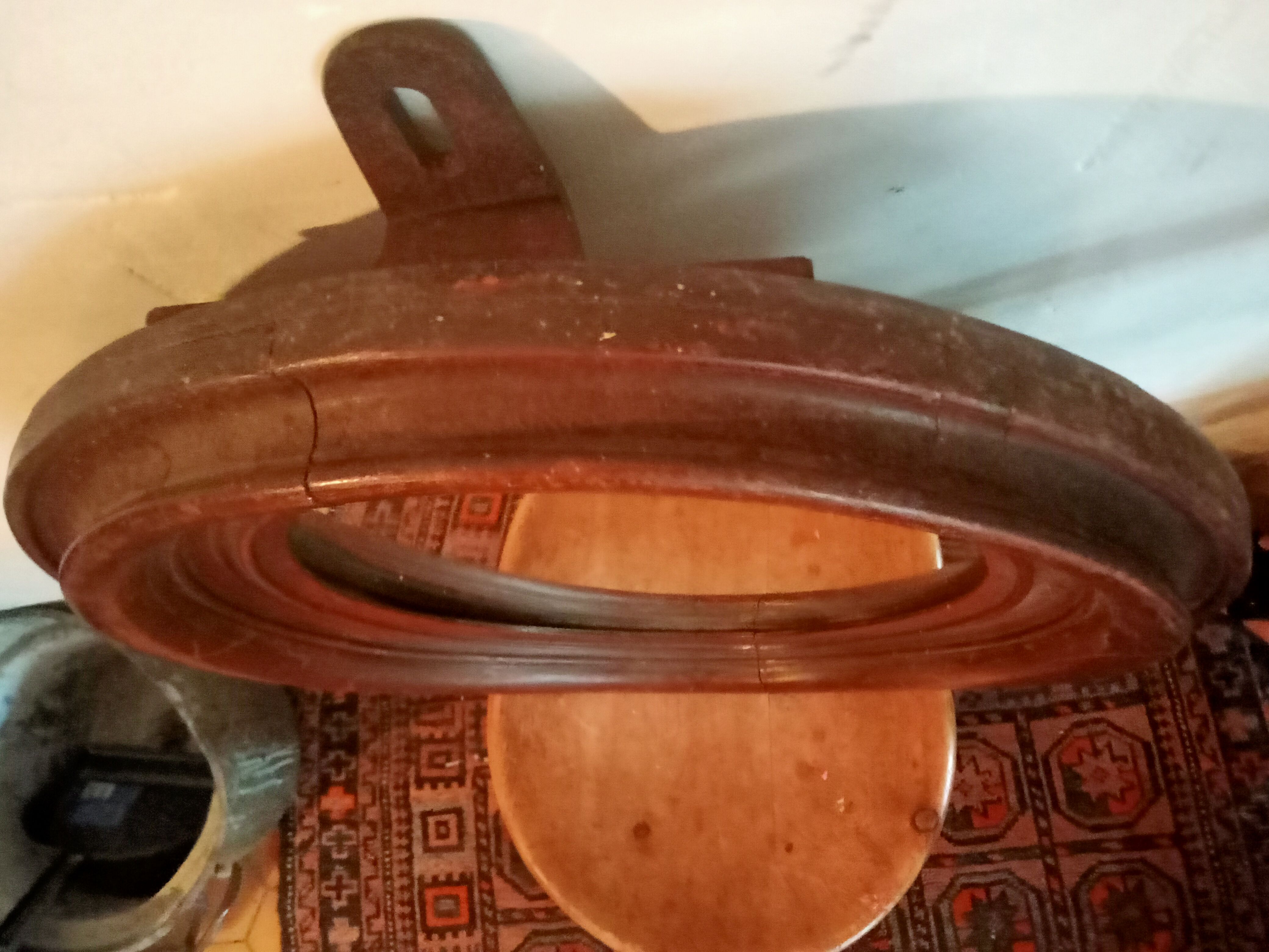 Very old bull's eye mirror
