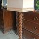 Large floor lamp, column, antique lamp from the early 19th century, Empire style.