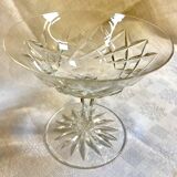 Lot de coupes en cristal st. louis