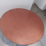 Butterfly extension teak round table