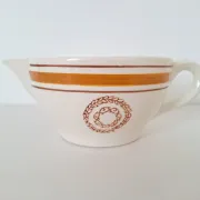 Saucière Gien marron et orange modèle Ladon