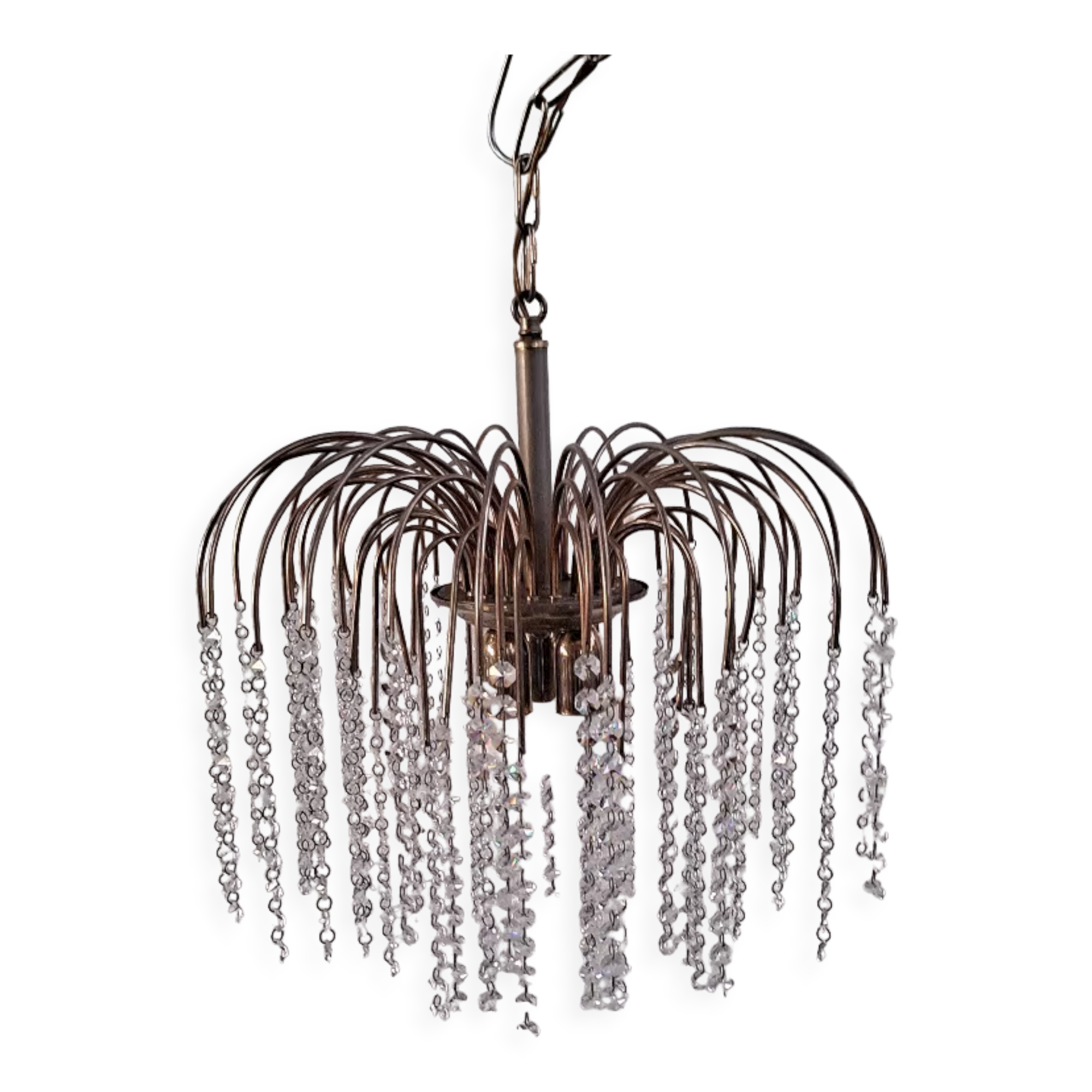 Vintage Italian Waterfall Chandelier