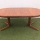 Baumann vintage dining table, solid wood, extensions