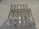 12 fourchettes à dessert métal argenté orfèvre Christofle concorde 17cm