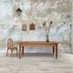 Solid wood farmhouse table