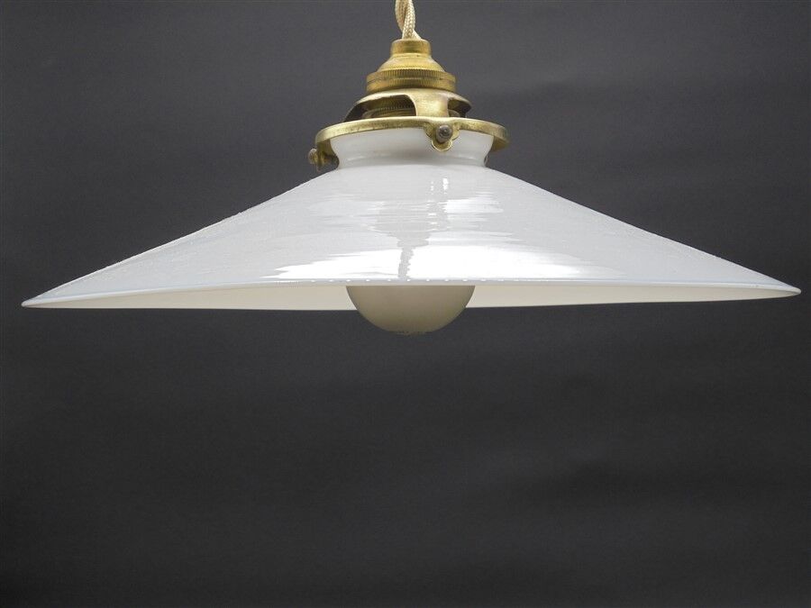 White opaline hanging