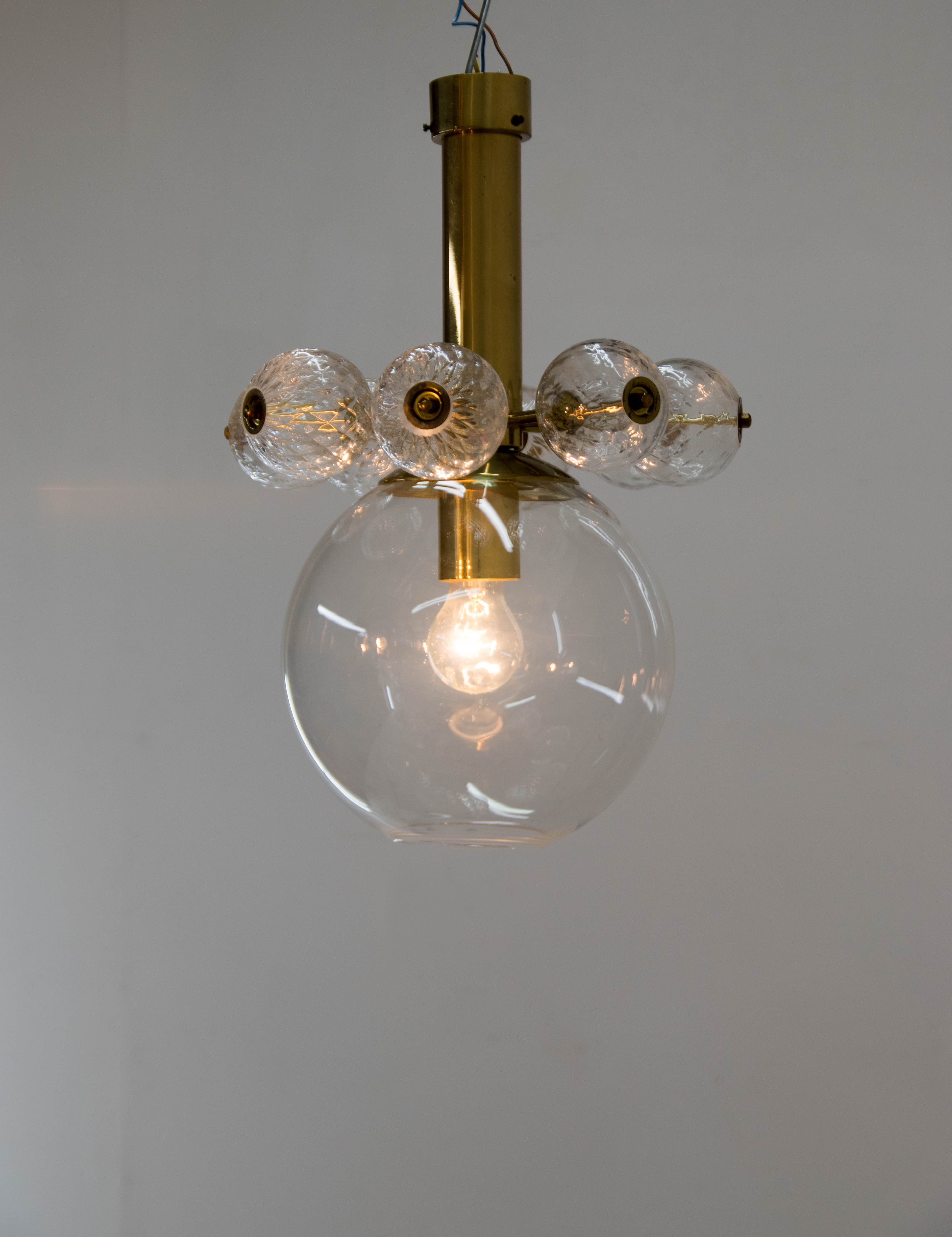 Art Glass Pendant by Kamenicky Senov, 1960s, 20 Items Available