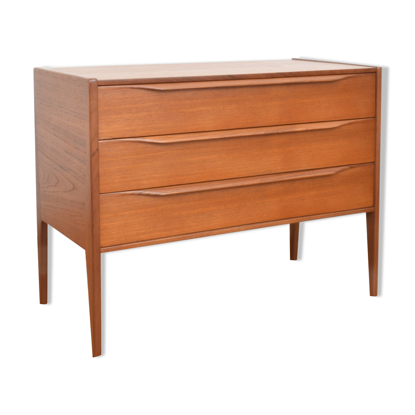 Danish Teak Chest of Drawers by Kai Kristiansen for Aksel Kjersgaard