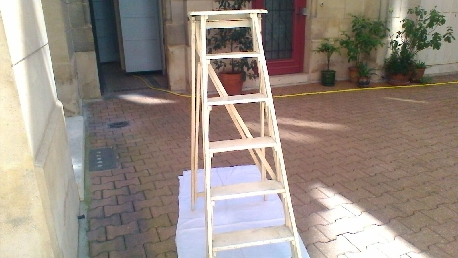 Vintage painter stepladder 6 steps