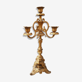 Large candelabra in bronze