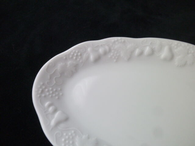 Set of 2 white porcelain raviers Ph Deshoulières California model