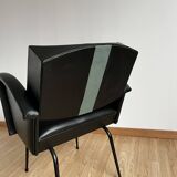 Vintage leatherette armchair