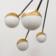 Italian Brass Sputnik Chandelier In Stilnovo Style