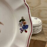 12 Sarreguemines Agreste dessert plates
