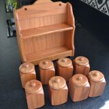 Étagère à épices en bois