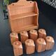 Wooden spice rack