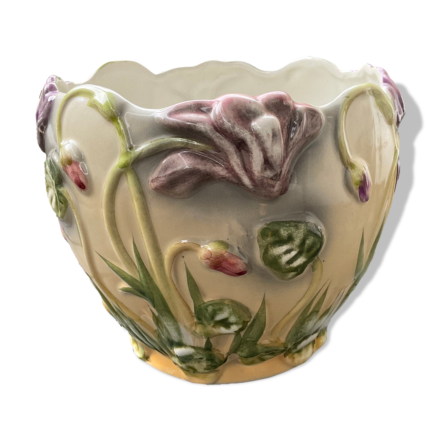 Pot cover Earthenware .decorations flowers