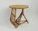 Table porte revues en rotin