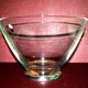 Lancel crystal bowl and silver frame - standing cup 25 x 16.5 cm