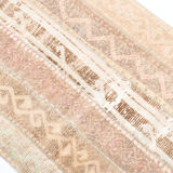 2x9 narrow vintage runner rug, 282x70cm