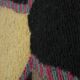 Vintage Turkish handmade rug 124x141 cm