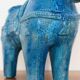 Blue Ceramic Horse Sculpture by Aldo Londi for Bitossi Fiorentino, 1960