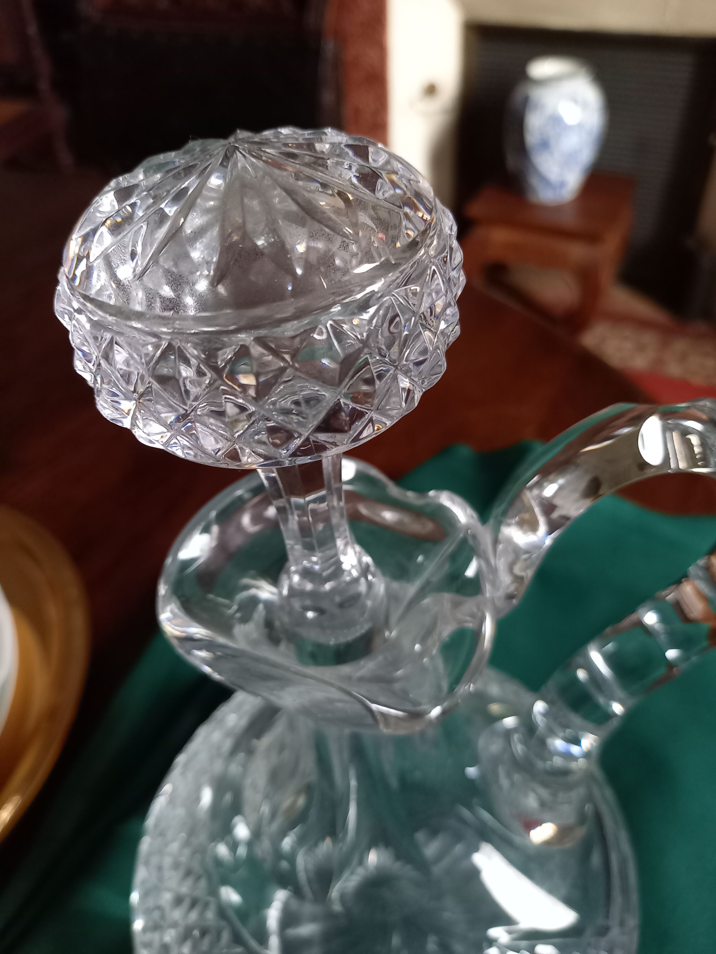 Carafe à décanter en cristal de baccarat