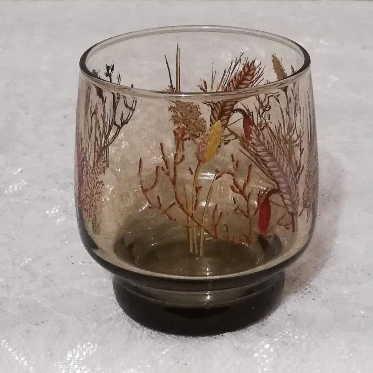 6 verres vintage 14cl décor "épis de blé"