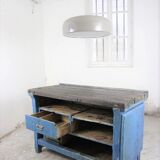 Industrial workbench in oak