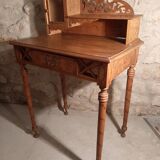 Small office early century has pyrograved décor