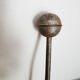 Coat rack in wood and iron 2 heads, vintage, 50s/60s, cloakroom, hook