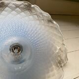 Blue glass suspension