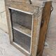 Ancienne vitrine murale tribale en teck birman