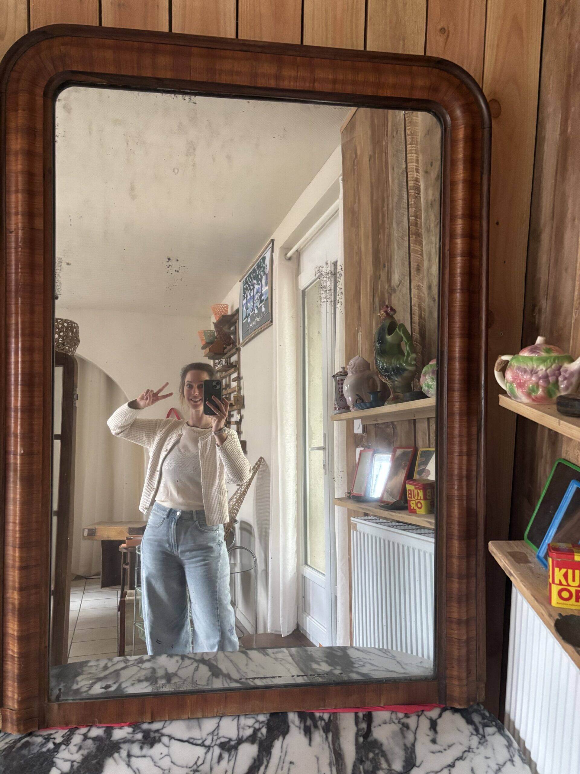 Large Louis Philippe mirror