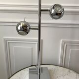 Modular eyeball lamp chrome 70s-80s