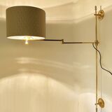 Large Vintage Adjustable Wall Lamp, 1970s