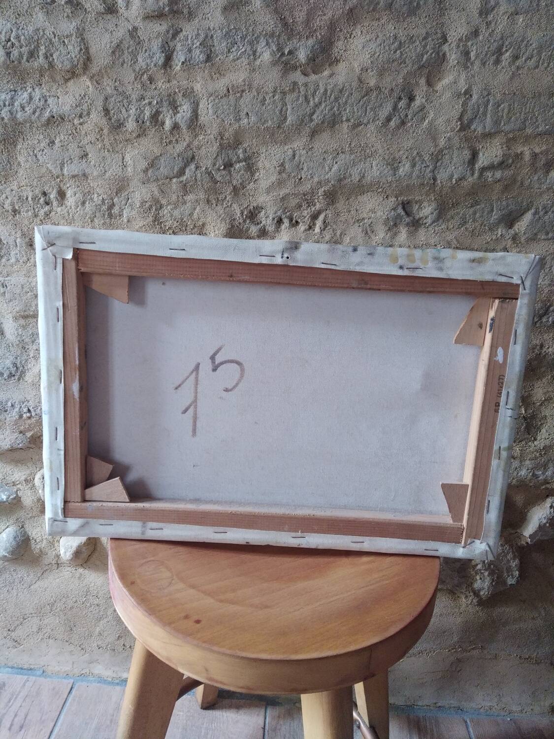 Oil on canvas still life with grapes