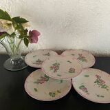 Set of 5 KG Luneville mignardise plates