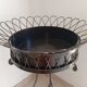 Pair of wrought iron planters