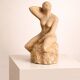 Sculpture en terre cuite – Femme nue assise 1980
