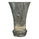 Vase en verre à décor géométrique
