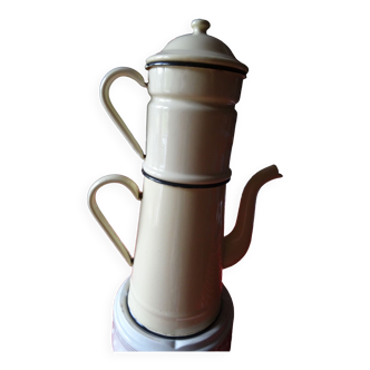 Enamelled coffee maker