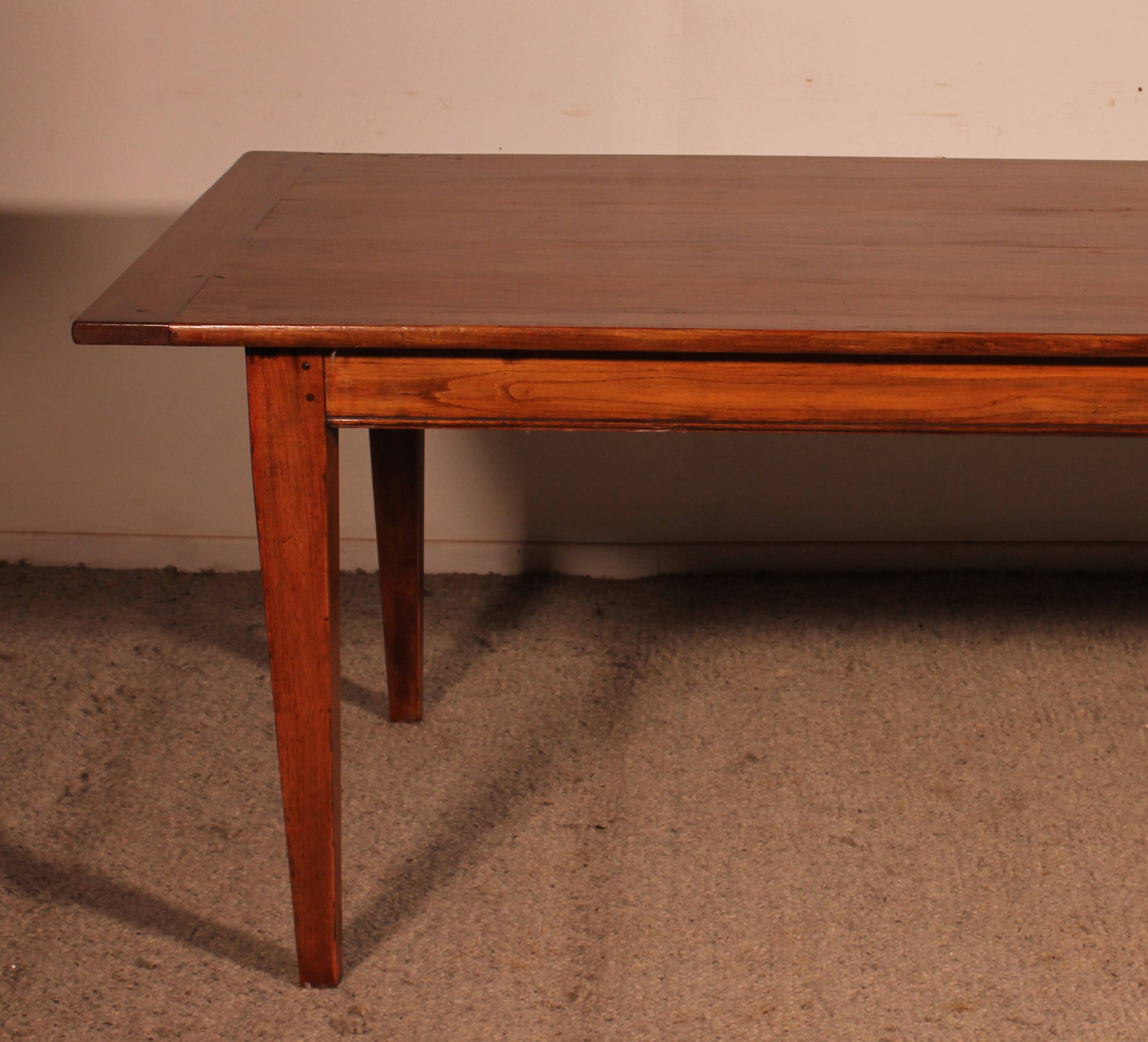 19th Century Oak Farmhouse Table