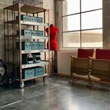 Chariot de stockage industriel