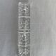 Crystal knife holder, embossed floral pattern, vintage tableware